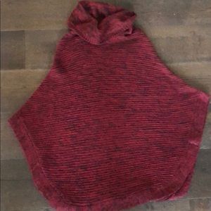 Red Merona poncho